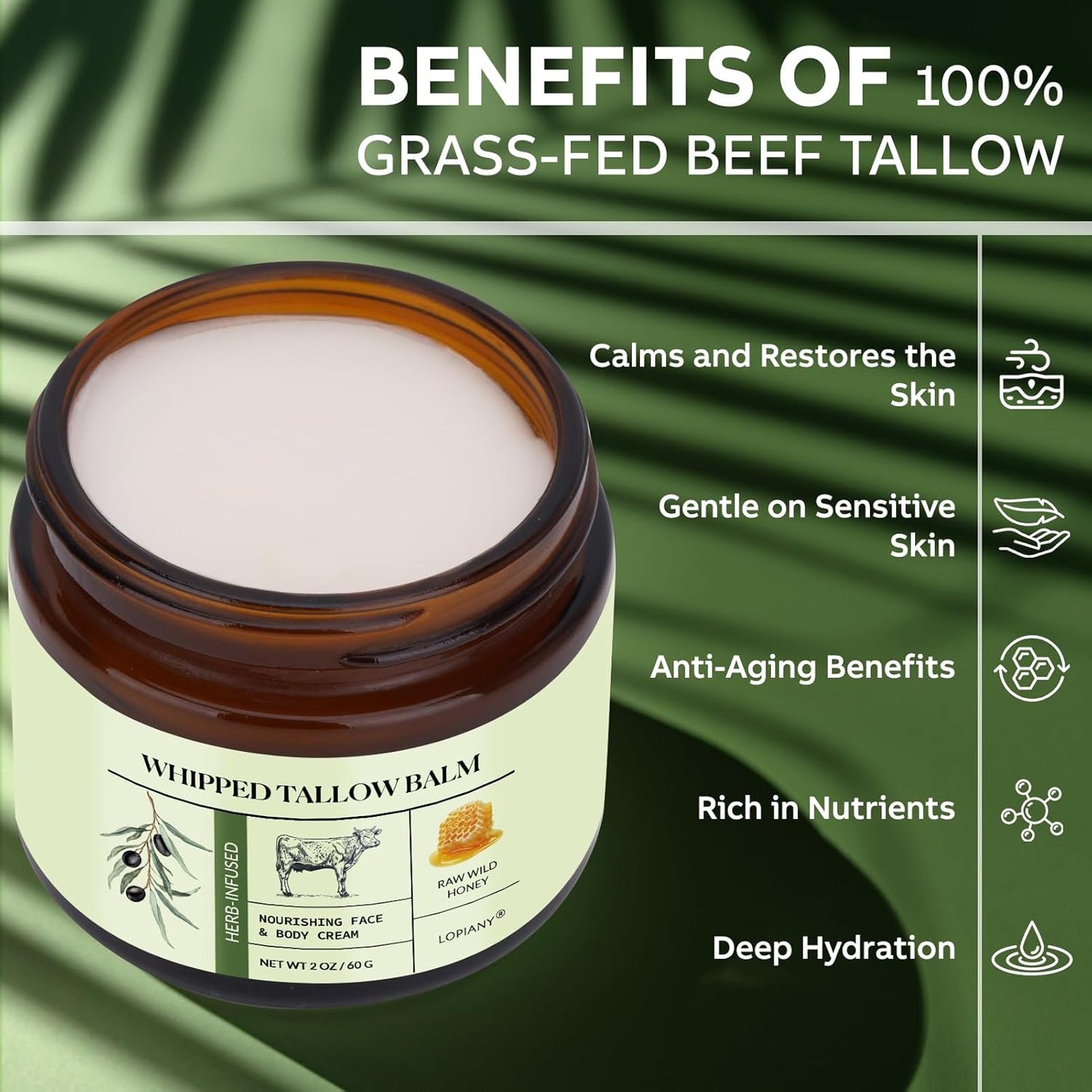 Beef Tallow Balm